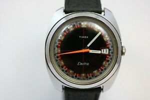 【送料無料】腕時計　ビンテージボックスペーパーvintage timex electric watch, with box amp; papers