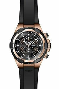 【送料無料】腕時計　メンズブラックポリウレタンウォッチ(2)