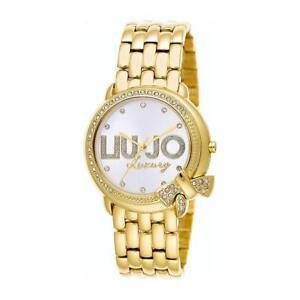 【送料無料】腕時計 ラグジュアリーリュジョドーナソフィーシルバーゴールドスワロフスキーorologio donna liu jo luxury sophie tlj945 acciaio gold dorato silver swarovski