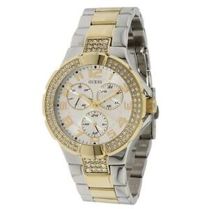 【送料無料】腕時計 プリズムスワロフスキートーンゴールドブレスレットウォッチ guess prism swarovski 2 tone ss amp; gold bracelet lady watch date day u14007l1 【送料無料】腕時計 プリズムスワロフスキートーンゴールドブレスレットウォッチ guess prism swarovski 2 tone ss amp; gold bracelet lady watch date day u14007l1