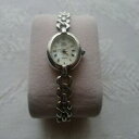 【送料無料】腕時計 スターリングシルバーブレスレットladies carvel sterling silver bracelet watch(2)