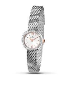 【送料無料】腕時計　レディースステンレススチールブレスレットウォッチaccurist ladies 8060 stainless steel bracelet stone encrusted watch rrp 8000