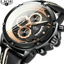 【送料無料】腕時計 メンズファッションカジュアルレザークォーツスポーツウォッチluxury watches mens fashion sport watch casual leather quartz waterproof