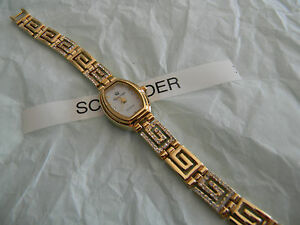 【送料無料】腕時計　プレミアデザインオリンピックゴールドクリスタルゴージャスドルpremier designs olympia gold crystal watch gorgeous rv 79 free ship