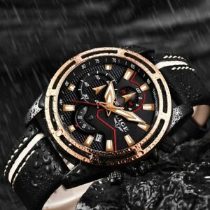 【送料無料】腕時計 ファッションウォッチメンズカジュアルスポーツメンズfashion watch luxury waterproof mens casual sports quartz watch mens leather