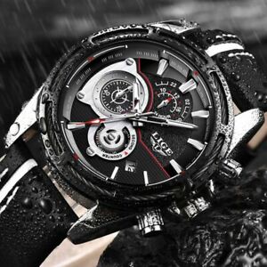 【送料無料】腕時計 ファッションメンズスポーツクロノグラフクオーツプレゼントfashion watches mens leather sport date chronograph quartz watches male gifts