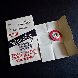 【送料無料】腕時計　クロノクロノグラフvaljoux 77 chrono chronograph mainspring zf1253 150 x 120 x 014 x 360mm nos