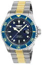 yzrv@v_Co[g[uXbginvicta 25716 mens pro diver two tone bracelet watch