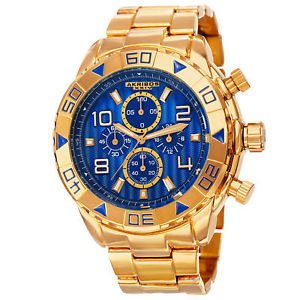 【送料無料】腕時計 ダイバーベゼルクロノグラフゴールドトーンブレスレットmens akribos xxiv ak814ygbu divers bezel chronograph goldtone bracelet watch