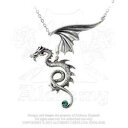 【送料無料】アクセサリー ネックレスゴシックドラゴングリーンクリスタルネックレスalchemy gothic bestia regalis dragn collar de cristal verde de estao p577 hecho uk(4)