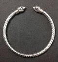 【送料無料】アクセサリー　ネックレススターリングシルバーカフブレスレットtribal artesano lotus plata de ley 925 grabado brazale..