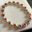 gb rojo granate corazn insercin 725 enlaces plata oro blanco gf pulsera en caja plumukガーネットハートホワイトゴールドボックスシルバーリンクブレスレット※注意※NYからの配送になりますので2週間前後お時間をいただきます。人気の商品は在庫が無い場合がございます。ご了承くださいませ。サイズの種類の商品は購入時の備考欄にご希望のサイズをご記載ください。　携帯メールでの登録ですと楽天からのメールが届かない場合がございます。