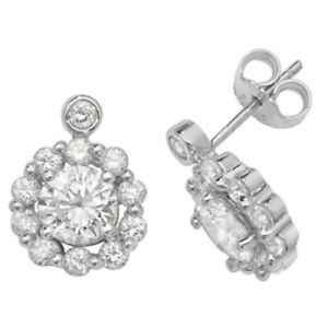 【送料無料】アクセサリー　ネックレススタッドイヤリングスターリングシルバーボックスwomans gemstone flower stud earrings real sterling silver gift boxed