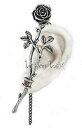【送料無料】アクセサリー ネックレスゴスロックローズシングルgoth alchemy boucle d oreille unique chaine chained love rose single gothique