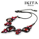 【送料無料】アクセサリー ネックレスパリガラスネックレスチェーンチョーカーコリアーlujo statement cadena ikita pars collar cristal collier choker metal(4)