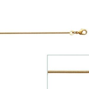 【送料無料】アクセサリー ネックレスプラークヌフchaine plaqu or maille serpent 40 cm 1,2 mm neuf bijouteriejolybijoux