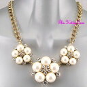 【送料無料】アクセサリー ネックレスシックヴィンテージビクトリアガラスパールネックレスvictoriano de estilo vintage chic nupcial flor floral pearl corsage collar de cristal