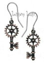 【送料無料】アクセサリー ネックレスゴスロックキーgoth alchemy boucle d oreille cl rouages steampunk key clavitraction gothique