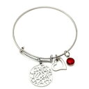 【送料無料】アクセサリー ネックレスハートカラフルステンレスブレスレットheart love colorful sweet stainless steel bracelet for mom(4)