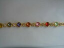 【送料無料】アクセサリー　ネックレスラインストーンクリスタルブレスレットjoan rivers chapado en oro cristal rhinestone pulsera