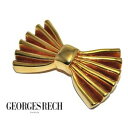 【送料無料】アクセサリー　ネックレスビンテージブローチgeorges rech grosse broche vintage annes 80 noeud de couleur or bijou