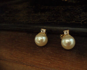 アクセサリー　ネックレスヴィンテージゴールドクリスタルラインストーンピンイヤリングvintage oro 10mm perlas y cristal estrs pendientes con pasador perforado