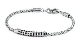 【送料無料】アクセサリー　ネックレスレアルsaldi bracciale uomo brosway collezione metropolitan in acciaio 316l brl17