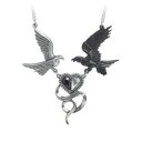 【送料無料】アクセサリー ネックレスネックレストーンゴシックalchemy gothic epifana de dos tonos de st corvus collar