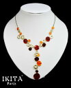 【送料無料】アクセサリー ネックレスネックレスチェーンコリアーパリラウンドトレーラlujo collar cadena collier metal ikita pars esmaltes remolque redondo