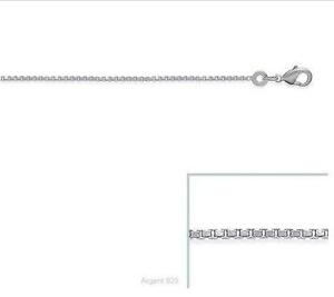 【送料無料】アクセサリー　ネックレスアルジェントヌフchaine argent maille venitienne fine 60 cm 1,2 mm neuf bijouteriejolybijoux