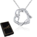 【送料無料】アクセサリー ネックレストウチェーンレディースクローバージュエルケースcadena amp; remolque corazn, regalo damas, trbol, swarovski cristales, en estuche(4)