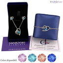 【送料無料】アクセサリー ネックレスオロビアンコスワロフスキーエレメントクオーレcollana bracciale orecchini oro bianco swarovski element originale g4l cuore