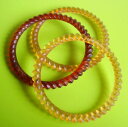 【送料無料】アクセサリー ネックレスブレスレット2505 trois bracelets rigides en plastique