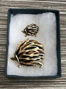 【送料無料】アクセサリー ネックレスビンテージエナメルピンブローチハリネズミ×joyas vintage dcada de 1960 adorable esma...