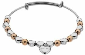 【送料無料】アクセサリー　ネックレスprezioso acero inoxidable perlas de plata chapado en oro amp; brazalete del encanto del corazn