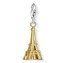 【送料無料】アクセサリー　ネックレストーマスシルバーゴールドメッキエッフェルnuevo genuino thomas sabo plata encanto chapado en oro torre eiffel 0899 35