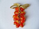 【送料無料】アクセサリー ネックレスレトロジュエリーグラナダピンブローチretro dcada de 1940 bisutera uvas de cristal...