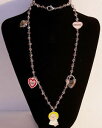 【送料無料】アクセサリー ネックレスローザクオーレペンダントsusanna tutta pannacollana con swarovsky rosa e ciondolo a cuore love cm 85