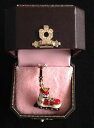 【送料無料】アクセサリー　ネックレスボックスプレートローラブレードゴールドボックスnuevo en caja juicy couture nuevo genuino oro placa roller blade encanto yhru3740 en caja de regalo