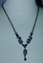 【送料無料】アクセサリー ネックレスコリアーウォークノワールコートcollier ras de cou une ligne en mtal noir et cr...