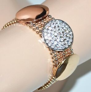 ̵ۥ꡼ͥå쥹른ȥɥޥƥʥbracciale argento oro rosa dorato donna strass multi fili catena polsiera f335