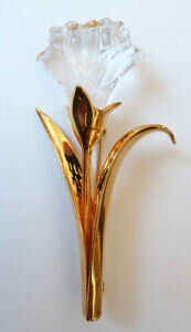 【送料無料】アクセサリー　ネックレスアイリスメタルドールbroche en forme de fleur iris mtal dor et verre