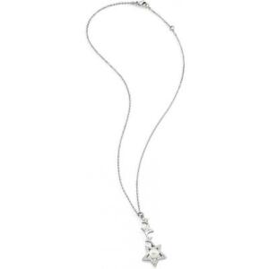 【送料無料】アクセサリー　ネックレススワロフスキーパールステラスターcollana donna morellato luci sacr02 acciaio swarovski perla stella star