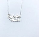 アクセサリー　ネックレスハンドメイドシルバーkゴールドカスタムネームネックレスサcollar de nombre personalizado de 2 dos hechos a mano, plata 925oro 18kchapado en oro rosa