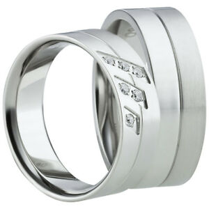 【送料無料】アクセサリー　ネックレスリングステンレススチールカップルコミットメントリングシルバーanillo de amistad anillos anillos de pareja de acero inoxidable de amistad, compromiso graba