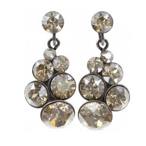 アクセサリー　ネックレスシルバーイヤリングプチグラマーベージュkonplott aretes ohrhnger petit glamour plata beige