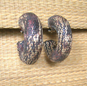 【送料無料】アクセサリー ネックレスクリップ868 boucles doreille clips paille tissee facon serpent