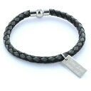 yzANZT[@lbNXuXbgU[ubNO[hombre favorito pulsera pulsera de cuero 0,5cm seguidores amp; grabado negrogris