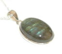 【送料無料】アクセサリー ネックレスヘブンリーシルバーペンダントcelestial labradorite gemstone amp; silver penda...