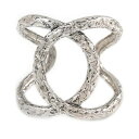 【送料無料】アクセサリー ネックレスアンティグアシルバーブレスレットbrazalete con martillado geomtrica abierta en tono plata antigua 19 cm lla(4)